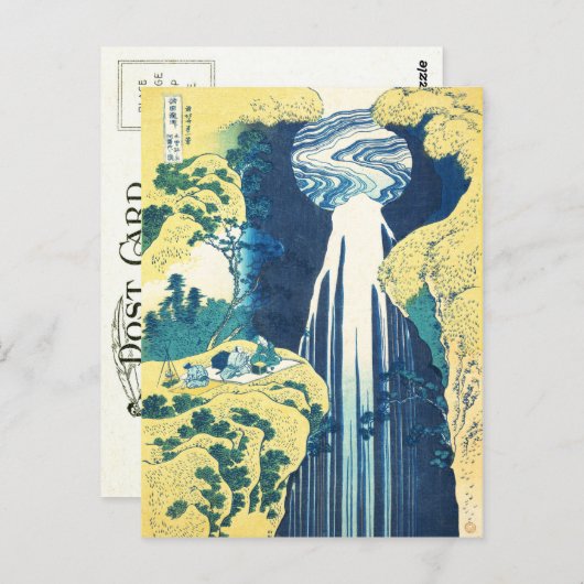 De Herfsten van Amida (de 19de eeuw van Katsushika Briefkaart (Voorkant / Achterkant)