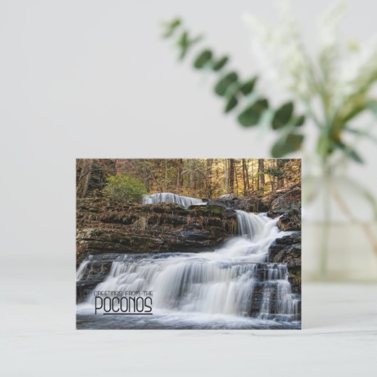 De Herfsten van de fabriek in Poconos Briefkaart (Staand voorkant)