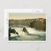 De Herfsten van de Rijn, met het "Laufen Castle", Briefkaart (Voorkant / Achterkant)