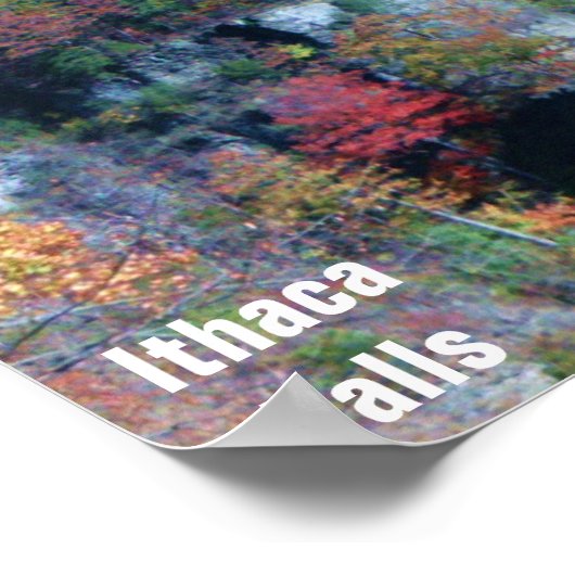 DE HERFSTEN VAN ITHACA NEW YORK poster (Hoek)