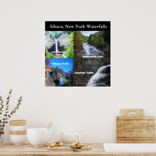 DE HERFSTEN VAN ITHACA NEW YORK poster (Keuken)