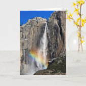 De Herfsten van Yosemite met Regenboog Kaart (Gele Bloem)