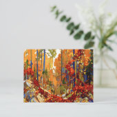 De herfst's Garland, mooie kunst van Tom Thomson,  Briefkaart (Staand voorkant)
