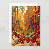 De herfst's Garland, mooie kunst van Tom Thomson, Feestdagenkaart (Voorkant / Achterkant)