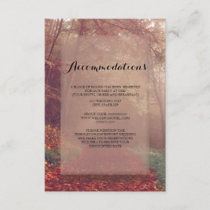 De herfstvakantie van de bruinbruidingen informatiekaartje