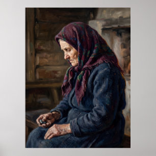 De Herinnerende Vrouw Spirit Portret Poster