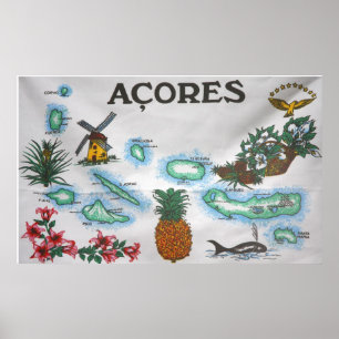 De herinnering van de Azoren Poster