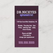 De herinnering van de benoeming.Teacher.Meeting.Bu Afsprakenkaartje (Achterkant)