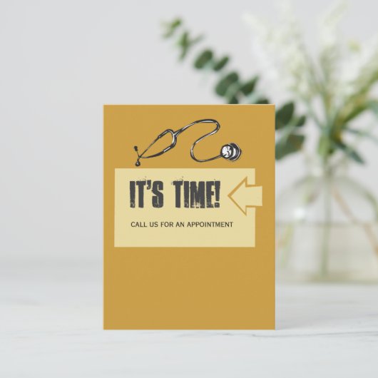 De Herinnering van de Benoeming van de cliënt Briefkaart (Staand voorkant)