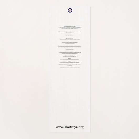 De herinnering yogamat (Voorkant)