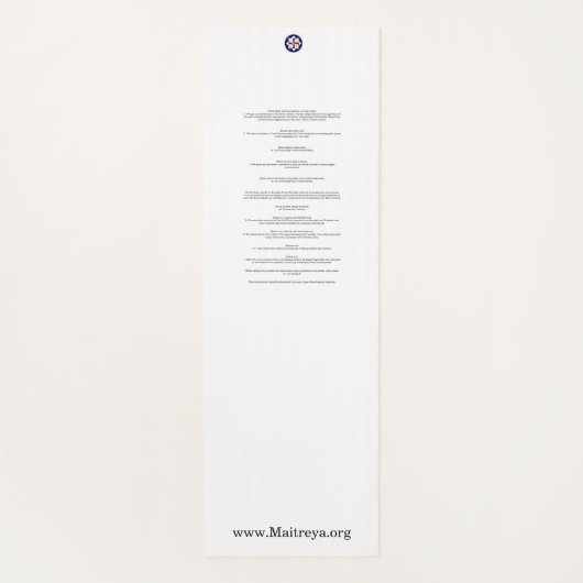 De herinnering yogamat (Achterkant)