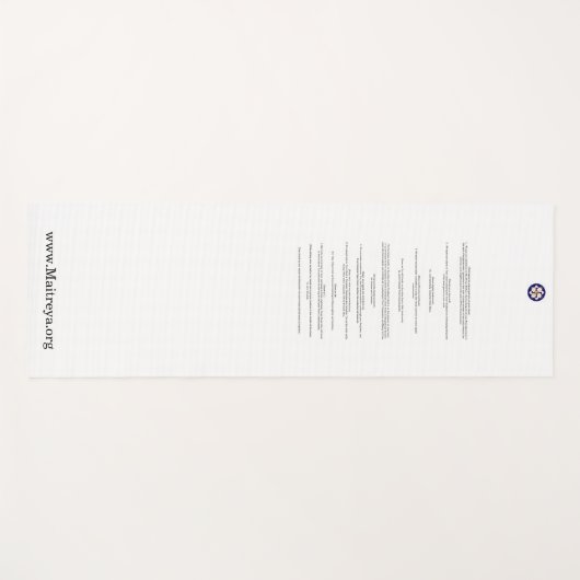 De herinnering yogamat (Voorkant (horizontaal))