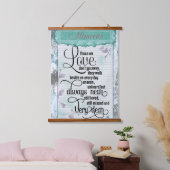 De herinneringen van geliefden eren hangend wandkleed (Slaapkamer)