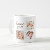 De herinneringen van je kleine persoon personalise koffiemok (Voorkant links)