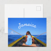 De herinneringsbriefkaart van Jamaïca Briefkaart (Voorkant / Achterkant)