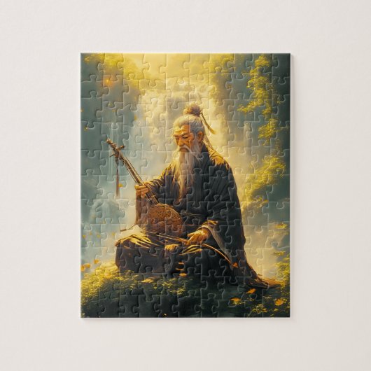 De Hermiet's Shan Shui Legpuzzel (Verticaal)