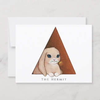 De Hermit Bunny Briefkaart