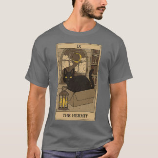 De Hermit Cats Tarot T-shirt