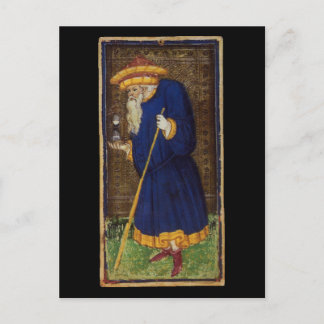 De Hermit Tarot-kaart Briefkaart
