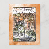 De Hermit Tarot-kaart Briefkaart (Voorkant)