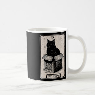 De Hermit Tarot Kaart Mystic Cat in de doos Funny Koffiemok