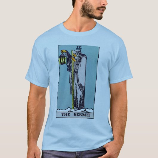 De Hermit Tarot-kaart T-shirt (Voorkant)