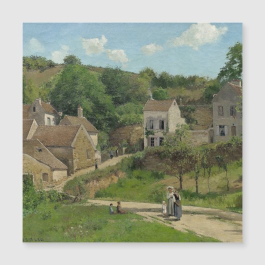 De Hermitage in Pontoise  Camille Pissarro (Voorkant)