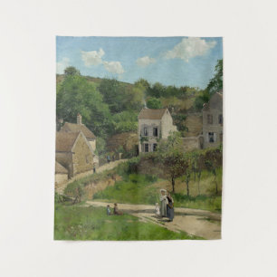 De Hermitage in Pontoise Camille Pissarro Wandkleed