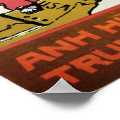 De Hero is een ongedomesticeerd en moedig Vietnam Poster (Hoek)