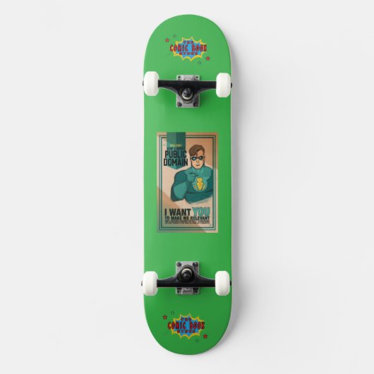 De Hero Persoonlijk Skateboard (Voorkant)