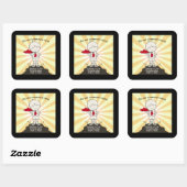 De Hero van iemand Vierkante Sticker (Vel)