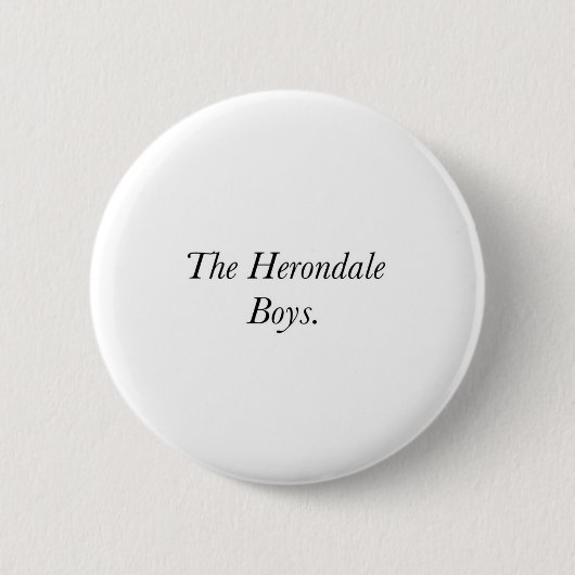 De Herondale Boys Ronde Button 5,7 Cm (Voorkant)