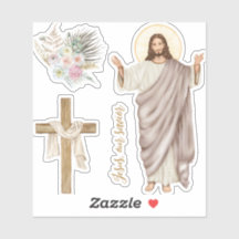 De heropleving van Jezus Christus - Pasen Sticker