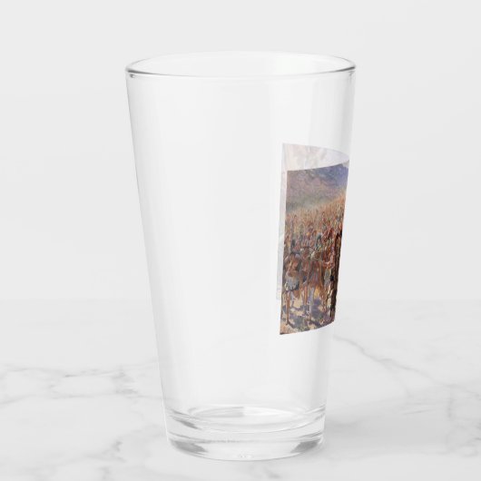 De Heros van de slag om Marathon (Rochegrosse) Glas (Rechts)