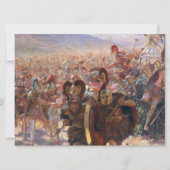 De Heros van de slag om Marathon (Rochegrosse) Kaart (Voorkant)