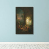 De herrijzenis, 1763 canvas afdruk (Insitu (Houten vloer))