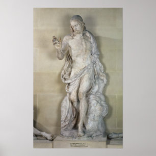 De herrijzenis, detail van Christus Poster