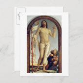De herrijzenis (paneel) briefkaart (Voorkant / Achterkant)