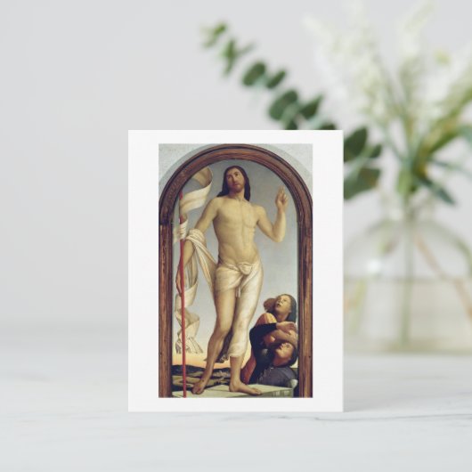 De herrijzenis (paneel) briefkaart (Staand voorkant)