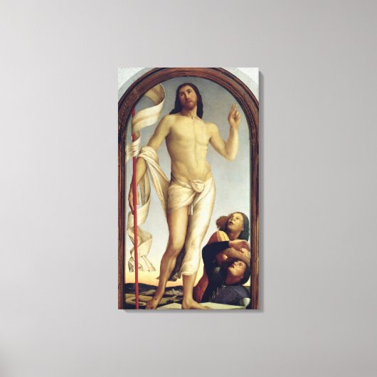 De herrijzenis (paneel) canvas afdruk (Voorkant)