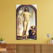De herrijzenis (paneel) canvas afdruk (Insitu (Woonkamer))