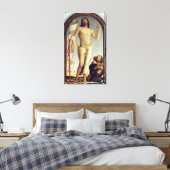 De herrijzenis (paneel) canvas afdruk (Insitu (Slaapkamer))