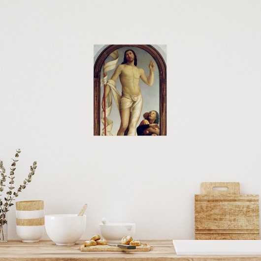 De herrijzenis (paneel) poster (Keuken)