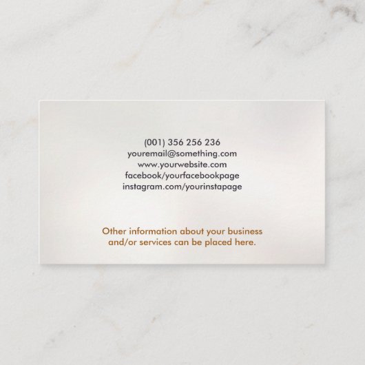 De Hersenboom Visitekaartje (Achterkant)