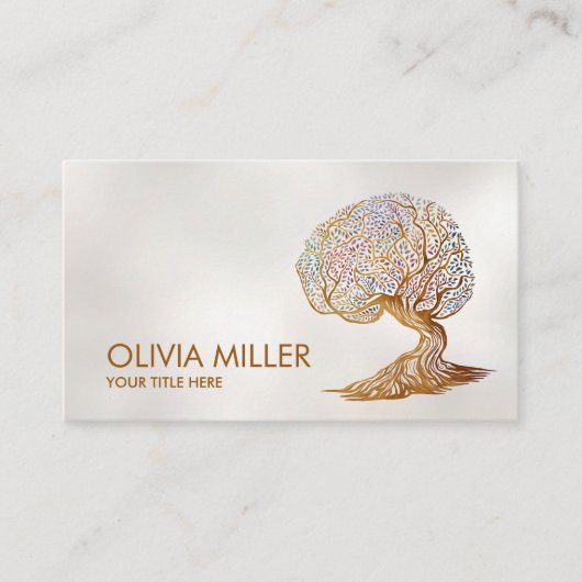 De Hersenboom Visitekaartje (Voorkant)
