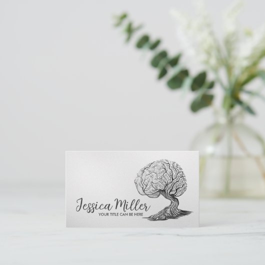 De Hersenboom Visitekaartje (Staand voorkant)