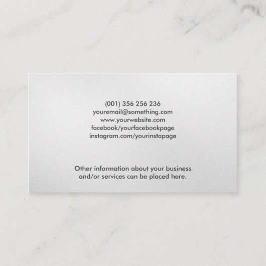 De Hersenboom Visitekaartje (Achterkant)