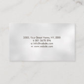 De hersenen boom kleurrijk mozaïek visitekaartje (Achterkant)