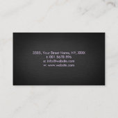 De hersenen boom kleurrijk mozaïek visitekaartje (Achterkant)