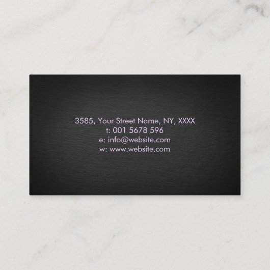 De hersenen boom kleurrijk mozaïek visitekaartje (Achterkant)